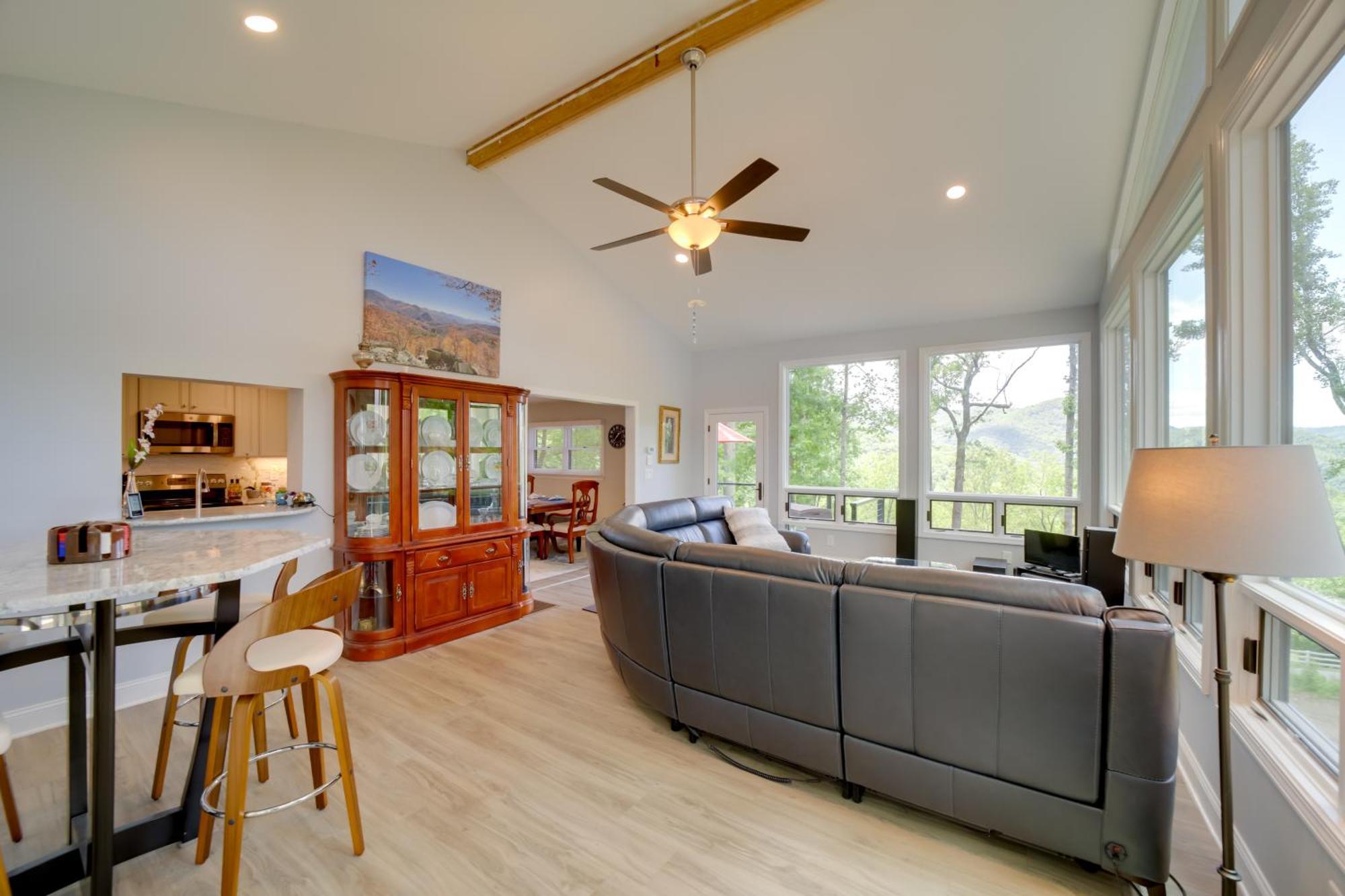 Villa Remote Smoky Mtn Escape With Views And Trail Access! Cullowhee Esterno foto
