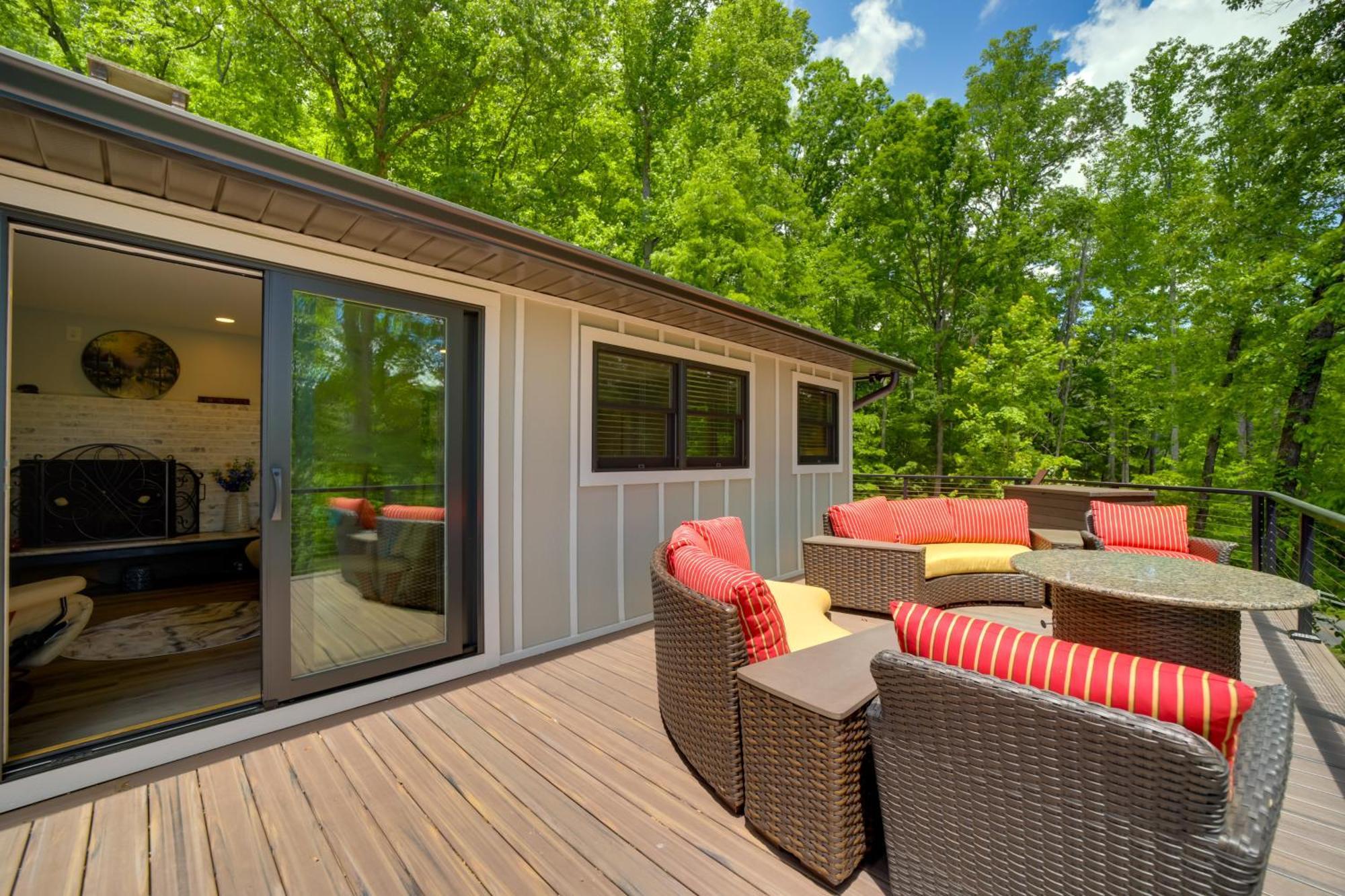 Villa Remote Smoky Mtn Escape With Views And Trail Access! Cullowhee Esterno foto