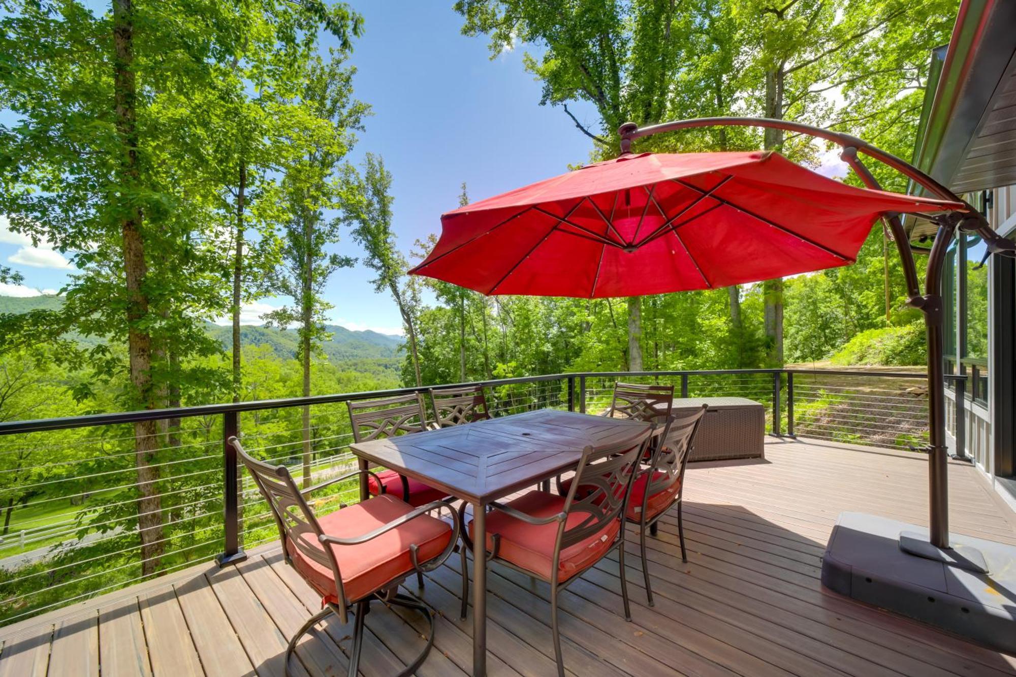 Villa Remote Smoky Mtn Escape With Views And Trail Access! Cullowhee Esterno foto